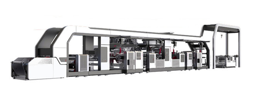 Full Automatic Plastic Extrusion Laminating Machine Bopp Double Sided Color Printing
