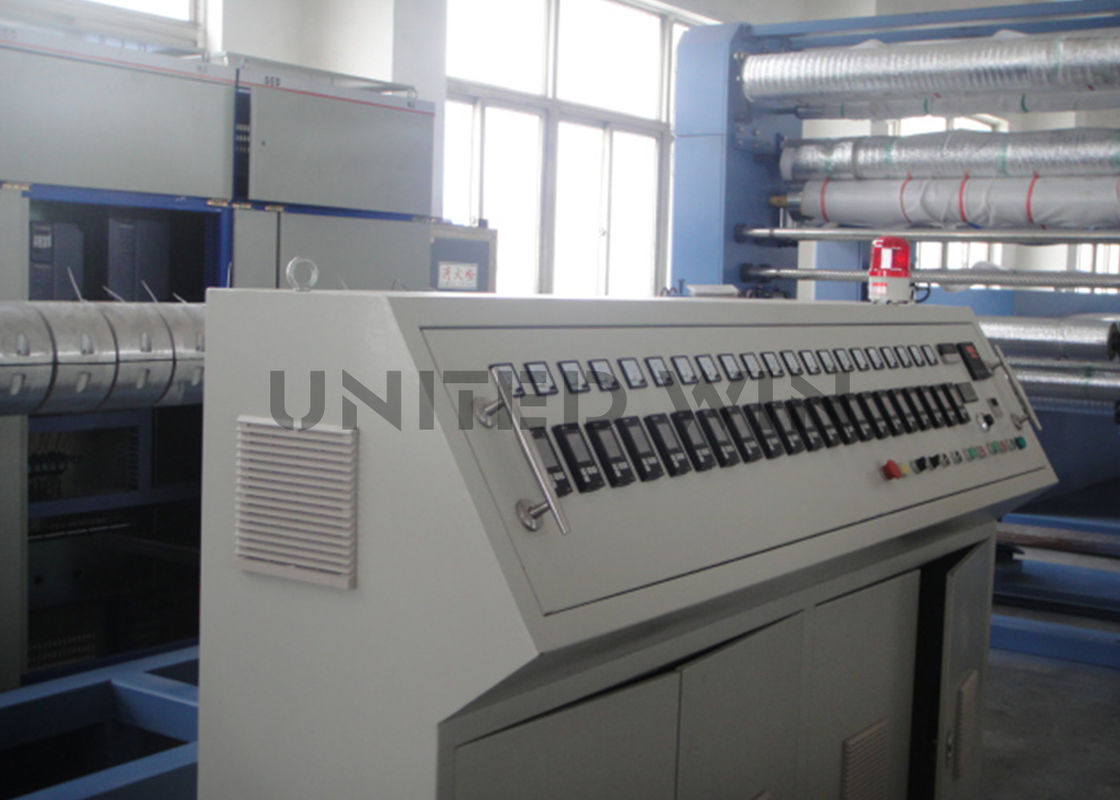 PP/HDPE Flat Yarn Tape Extrusion Line For Woven Cement Bag Container Bags